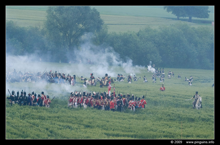 Kulcsszavak: Waterloo Napoleon veldslag battle living history 2009 infantry infanterie cavalry cavallerie artillerie artillery
