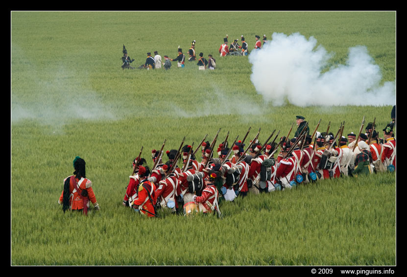 Nøgleord: Waterloo Napoleon veldslag battle living history 2009 infantry infanterie cavalry cavallerie artillerie artillery