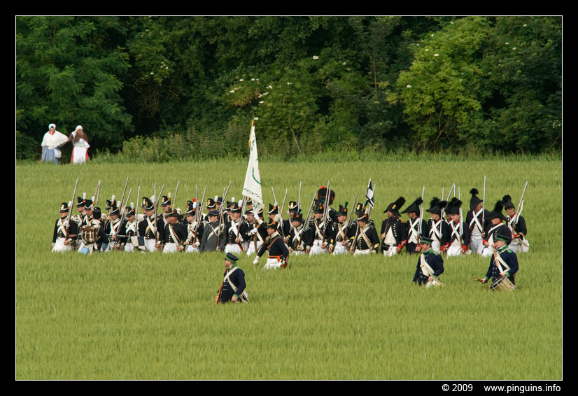 Trefwoorden: Waterloo Napoleon veldslag battle living history 2009 infantry infanterie